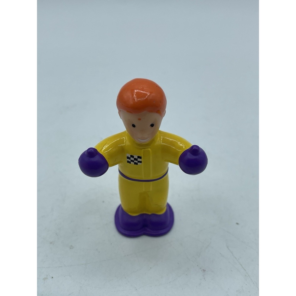 WOW Toys Driver Ace the Race Car Yellow Figure Preschool Toy